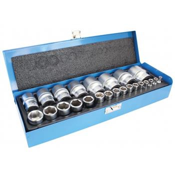 KPL NASADEK CALOWYCH 1/4” 1/2” 24 SZT