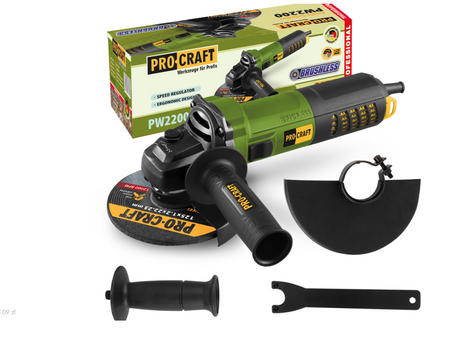 Szlifierka kątowa 125mm 1100W reg. obr. bezszczot.