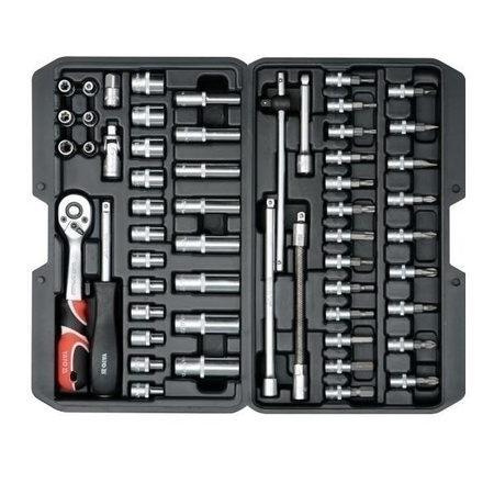 ZESTAW NARZĘDZI 1/4" 56el.