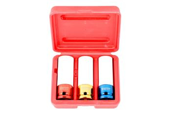 Zestaw 3szt. nasadek do felg ALU 1/2" 17,19,21mm