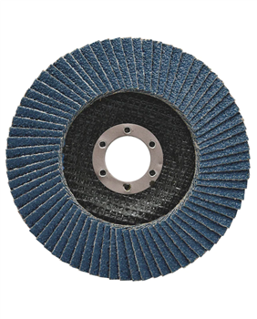 Tarcza lamelkowa P40 125mm INOX ALFA niebieska