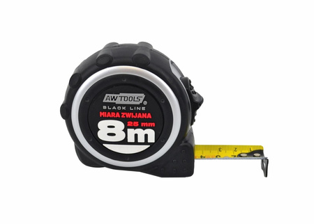 Miara zwijana ABS TPR 8m 25mm dwustronna