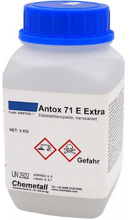 ŻEL TRAWIĄCY INOX ANTOX 71E 2kg