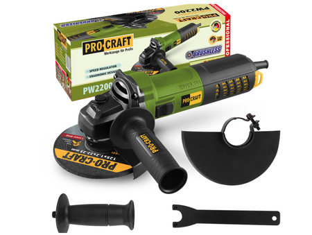 Szlifierka kątowa 125mm 1100W reg. obr. bezszczot.