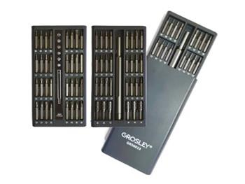 Wkrętak precyzyjny z zestawem 63 końcówek