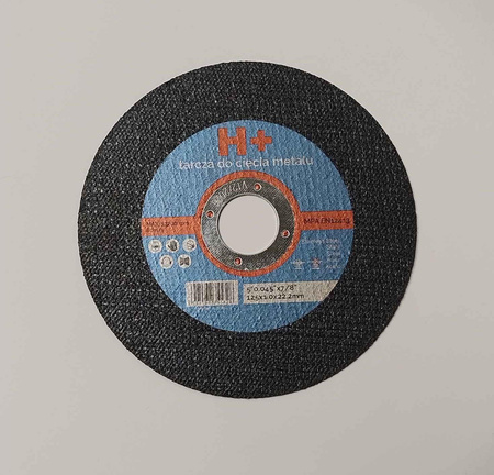 Tarcza 125x1,0x22 Alfa H+ niebieska