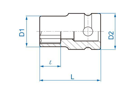 Nasadka udarowa 1/2" E-TORX E16