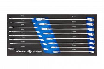 Kpl. kluczy pł-oczk. 16el 6-21mm wkład EVA