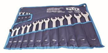 KPL Kluczy pł.-oczk. calowych 16el 1/4"-1 1/4"