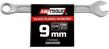 Klucz płasko - oczkowy 9mm