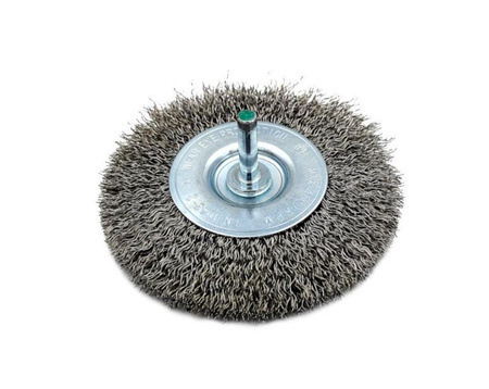 SZCZOTKA TARCZOWA 100mm TRZPIEŃ INOX