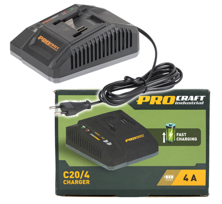 Ładowarka akumul. 20V 4A