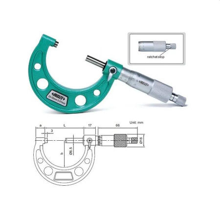 Mikrometr zewn. 125-150mm