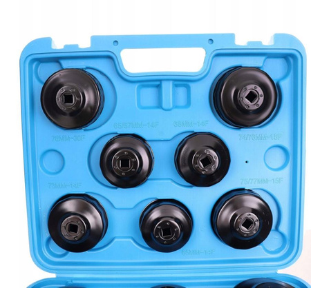 KLUCZE DO FILTRÓW OLEJU 15szt.