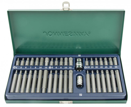 ZESTAW BITÓW TORX, HEX, SPLINE 40el.