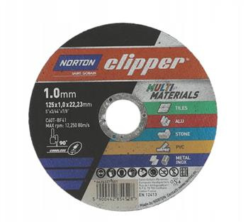 Tarcza 125x1,0x22,2 Clipper Multi 5w1