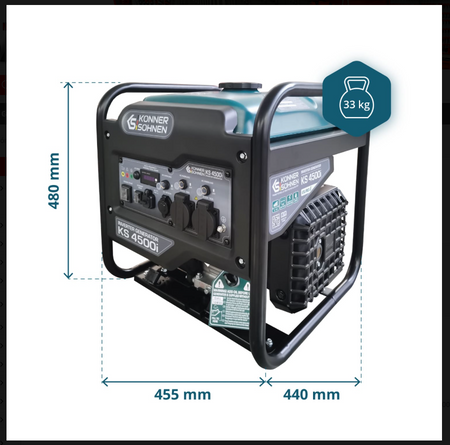 Agregat prądotwórczy inwertorowy 4,5kW
