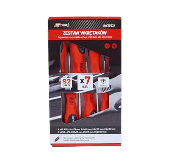 Zestaw wkrętaków S2 7szt.