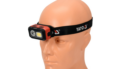 Latarka czołowa 500Lm aku. cz.ruchu