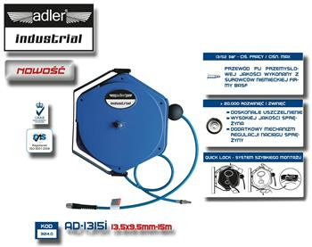 Zwijadło z przewodem PU 13,5x9,5mm 15m
