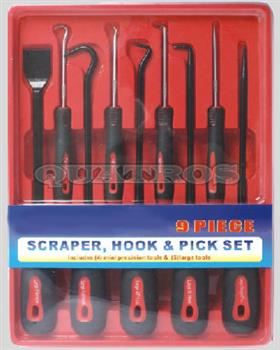 Zestaw grotów i skrobaków