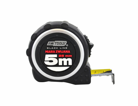 Miara zwijana ABS TPR 5m 25mm dwustronna