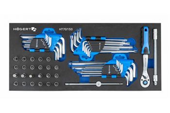 Zestaw kluczy imbusowych 53 szt