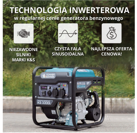 Agregat prądotwórczy inwertorowy 3,3kW