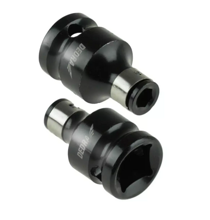 Adapter udarowy 1/2"-1/4" HEX dł.38mm