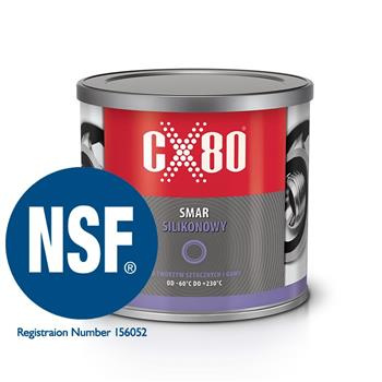 CX-80 SMAR SILIKONOWY 500g NSF H1
