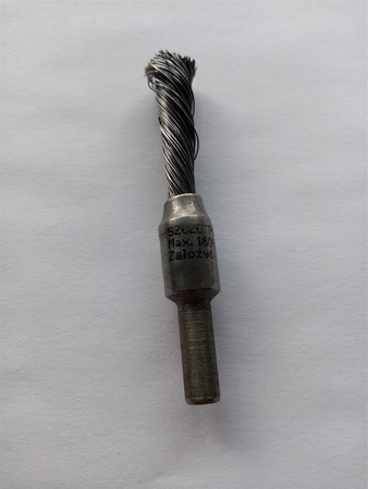 SZCZOTKA PĘDZEL. fi10x6mm SPLATANA Z TRZP.