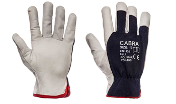 RĘKAWICE SKÓRA CABRA ŚCIĄGACZ r. 8