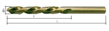 WIERTŁO KOBALTOWE 2,5mm HSS-G Co5