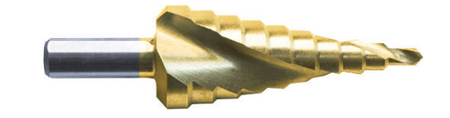 WIERTŁO STOPN. DO METALU 4-12 mm  HSS-TiN