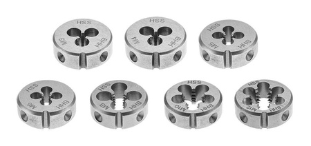 Zestaw gwintowników i narzynek M3-M12