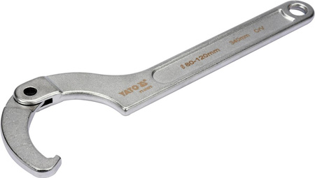 Klucz hakowy nosek przeg. 80-120mm
