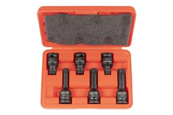 Zestaw bitów udar. SPLINE M14-M18 z nasadką 1/2"