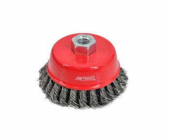 Szczotka doczołowa 65mm M14 drut skręcany
