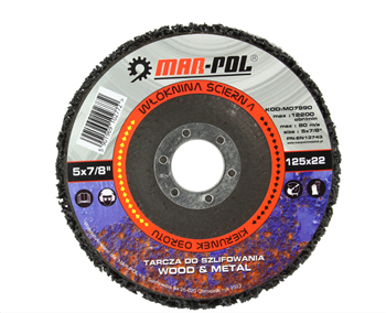 Dysk włókniny ściernej XCRS 125mm