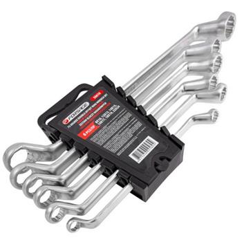 Zestaw kluczy oczkowo- odgiętych 8-24mm 6el.