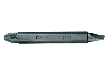 BIT 1/4" PZ2 / PŁASKI 5,5x1,0x60mm