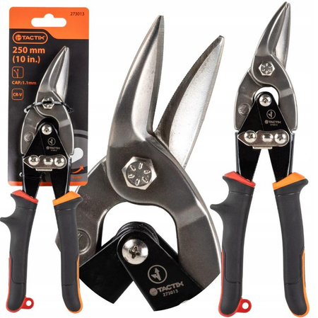 TACTIX Nożyce do blachy 250mm lewe