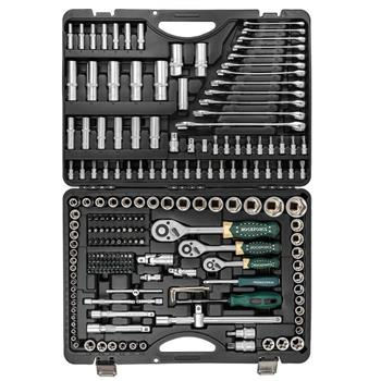 Zestaw narzędzi 216+3el. 1/4", 3/8" 1/2" 6-KT