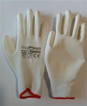 RĘKAWICE GLOPER ECO WHITE r.10