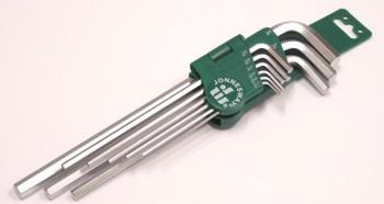 KPL. KLUCZY HEX CAL. 9szt 1/16"-3/8"