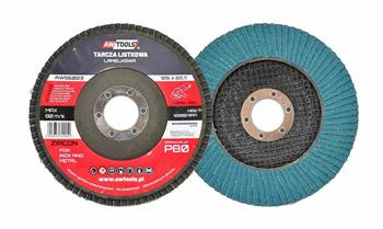 Ściernica lamelkowa 125mm P80 INOX cyrkon