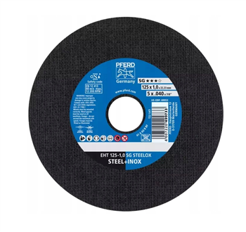 TARCZA 125x1x22,2 A60 EHT SG STEELOX