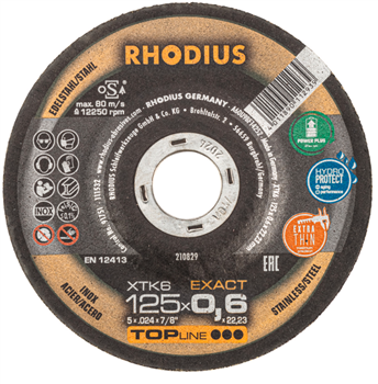 Tarcza inox 125x0,6x22 XTK6 EXACT