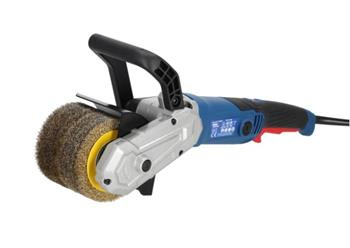 Satyniarka 1300W, metalowa i nylonowa szczotka