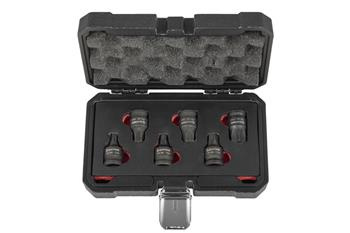 Zestaw bitów udarowych TORX T55-T00 z nasadką 1/2"